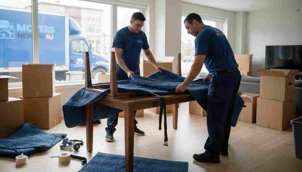 Professional furniture mover transport in Newark NJ
